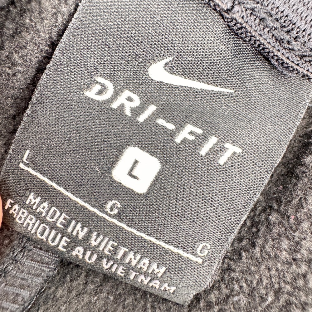 Nike Dri-FIT Mens Large Black Tapered Training Joggers Athletic Pants Charcoal - Picture 2 of 6